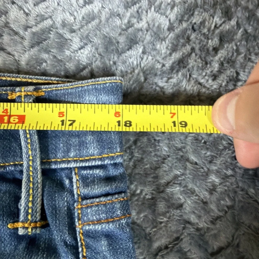 Levis 519 Jeans W34 L32 Mens Blue Super Skinny Fit Stretch‎ Denim